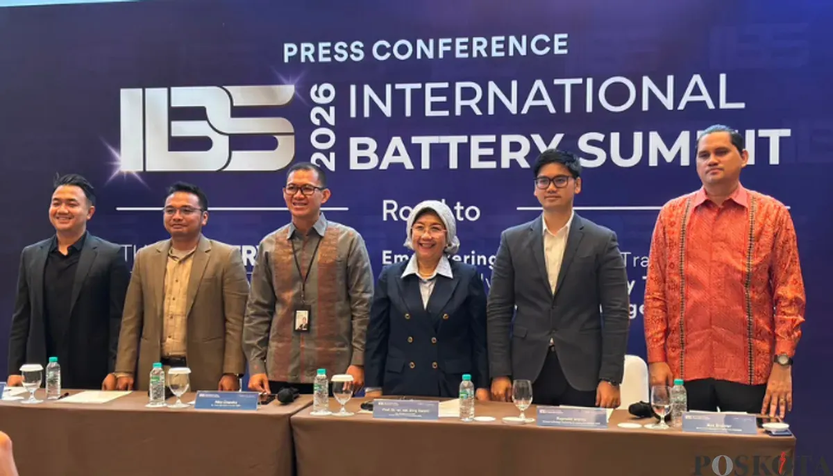 IBS 2026 jadi wadah kolaborasi pemerintah, industri, akademisi, investor, dan peneliti untuk mendorong inovasi serta mempercepat pengembangan ekosistem baterai nasional. (Sumber: Poskota/Aldi Harlanda Irawan)
