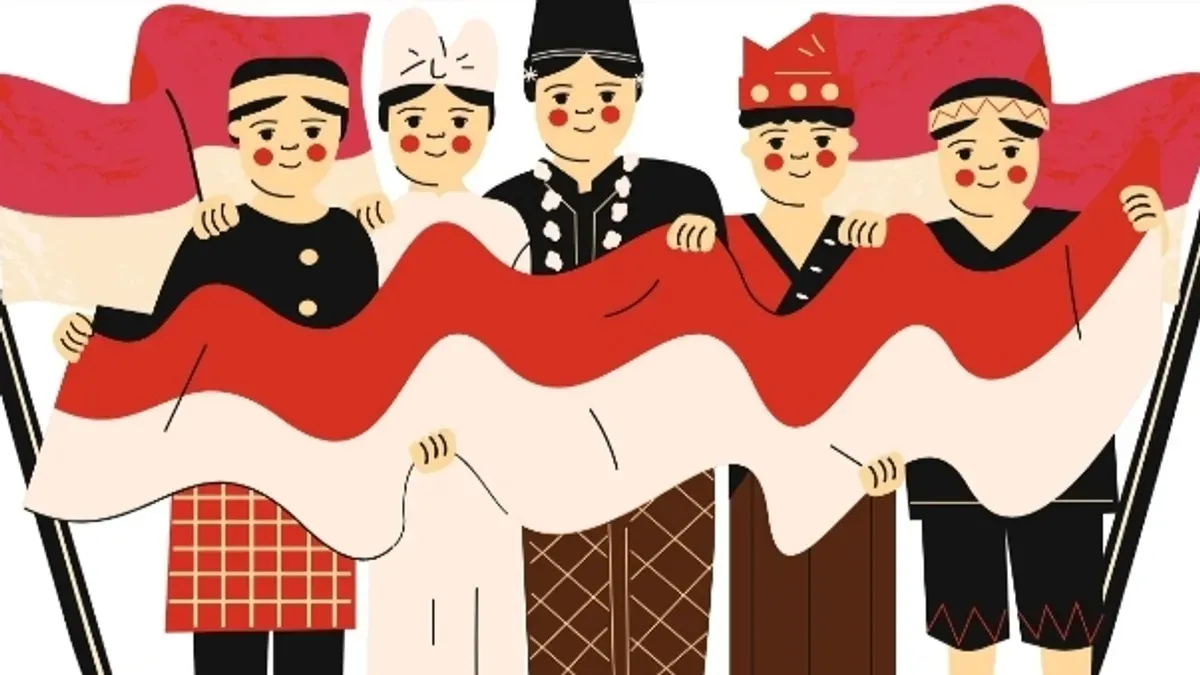 Ilustrasi - Cara membuat twibbon HUT ke-81 RI pakai Canva, Twibbonize, atau Chatgpt. (Sumber: Canva)