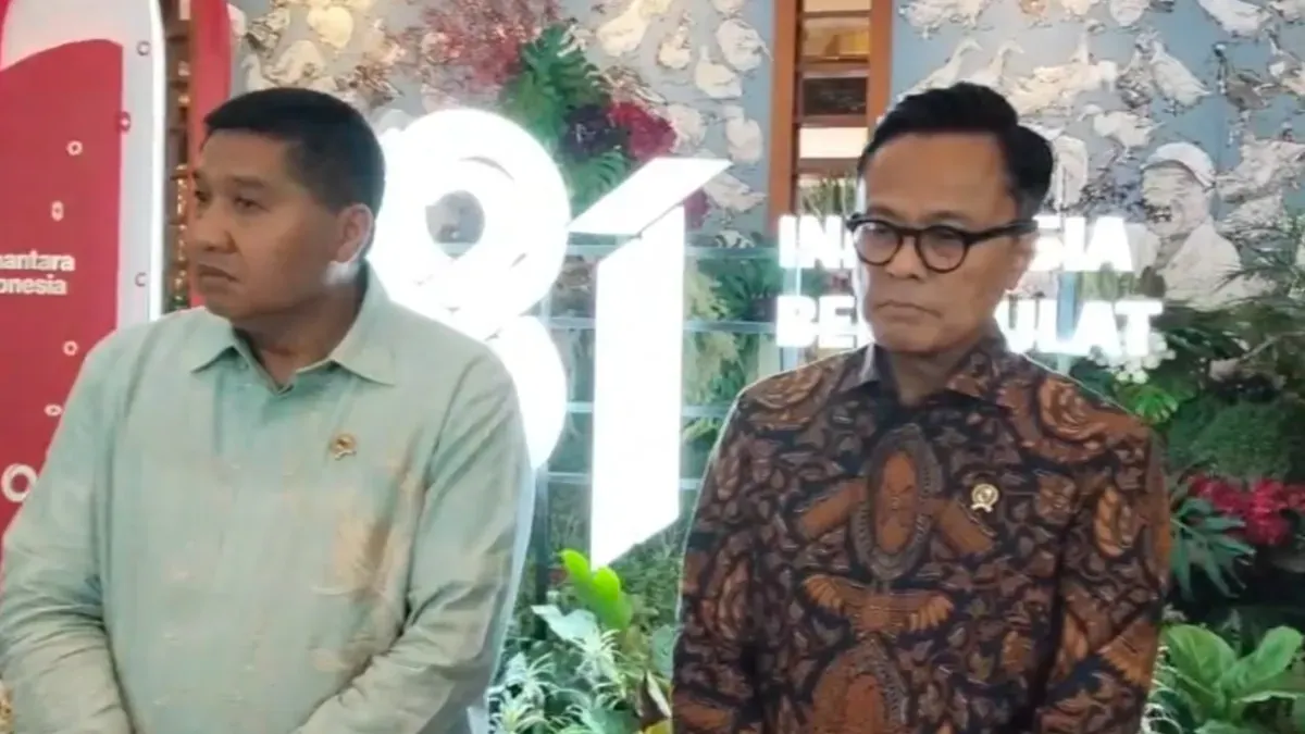 Menteri PKP, Maruarar Sirait (kiri) dan Chief Operation Officer Danantara, Dony Oskaria (kanan). (Sumber: Istimewa)