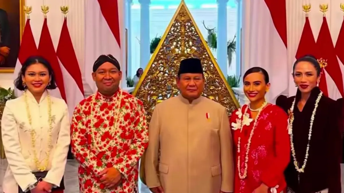 Para host Pancatera menuai kritikan publik setelah sempat mengunggah foto bersama Presiden Prabowo Subianto dan Didit Hediprasetyo saat menghadiri HUT ke-81 RI di Istana Merdeka, Senin, 17 Agustus 2026. (Sumber: Instagram/@pancatera)