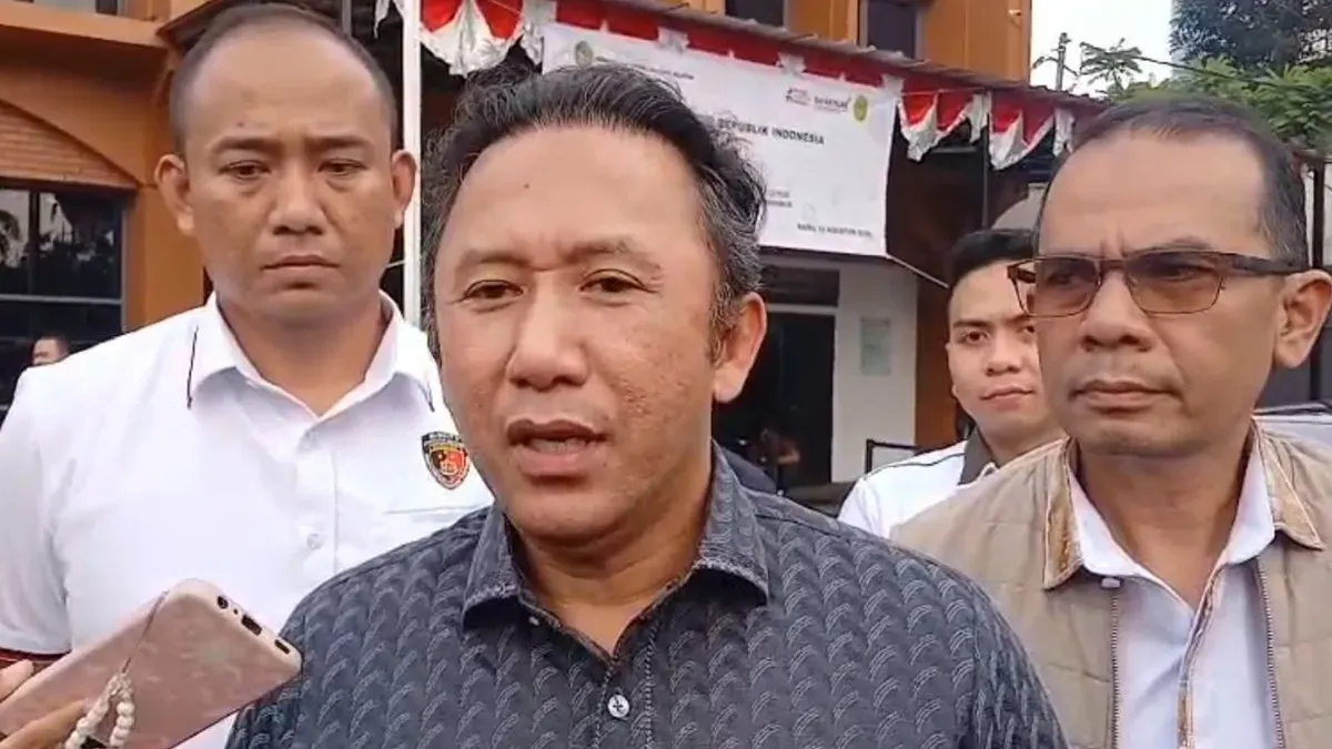 Karo Bankum Divkum Polri, Brigjen Veris Septiansyah setelah mengikuti agenda pemeriksaan tiga ahli dari pihak pemohon di PN Jakarta Selatan, Kamis, 20 Agustus 2026. (Sumber: Dok. Polri)