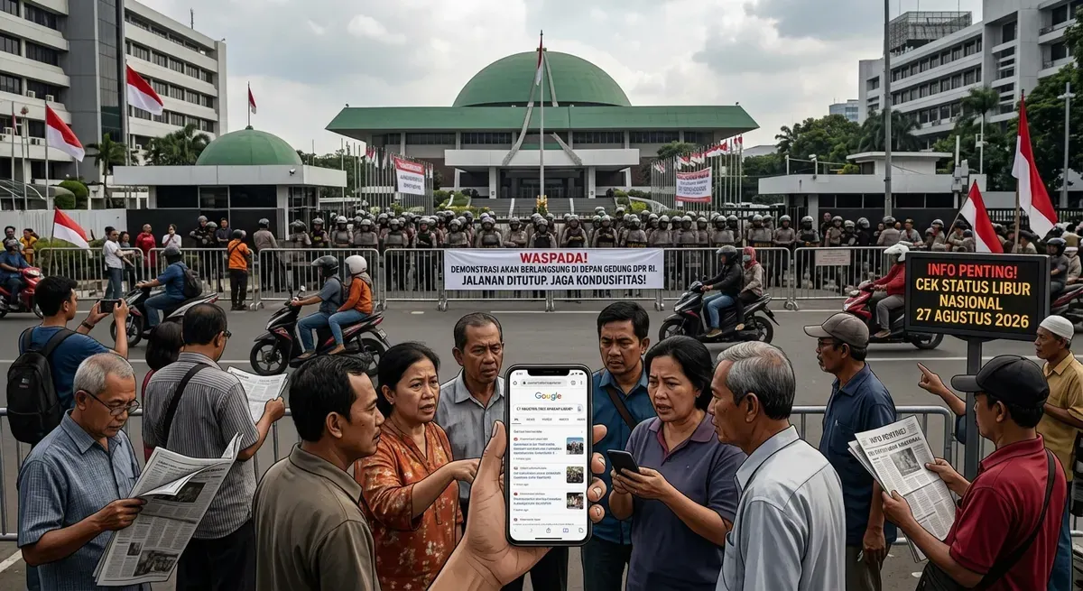 Ilustrasi kalender nasional untuk menjawab pertanyaan apakah 27 Agustus 2026 merupakan hari libur atau tanggal merah. (Sumber: Generate AI)