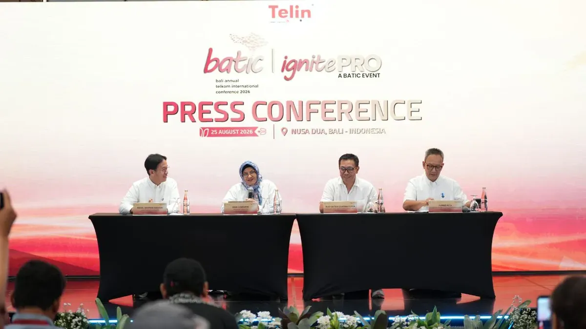 Konferensi pers BATIC 2026 di Nusa Dua, Bali, Selasa, 25 Agustus 2026. (Sumber: Dok. Istimewa)