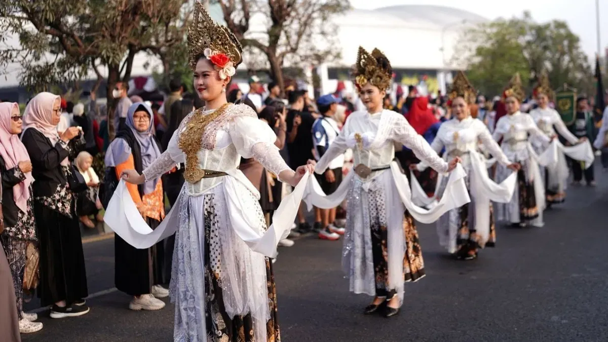 Penampilan seni pada Pesona Nusantara Bekasi Keren (PNBK) Jilid III di Kota Bekasi, Minggu, 30 Agustus 2026. (Sumber: Dok. Istimewa)