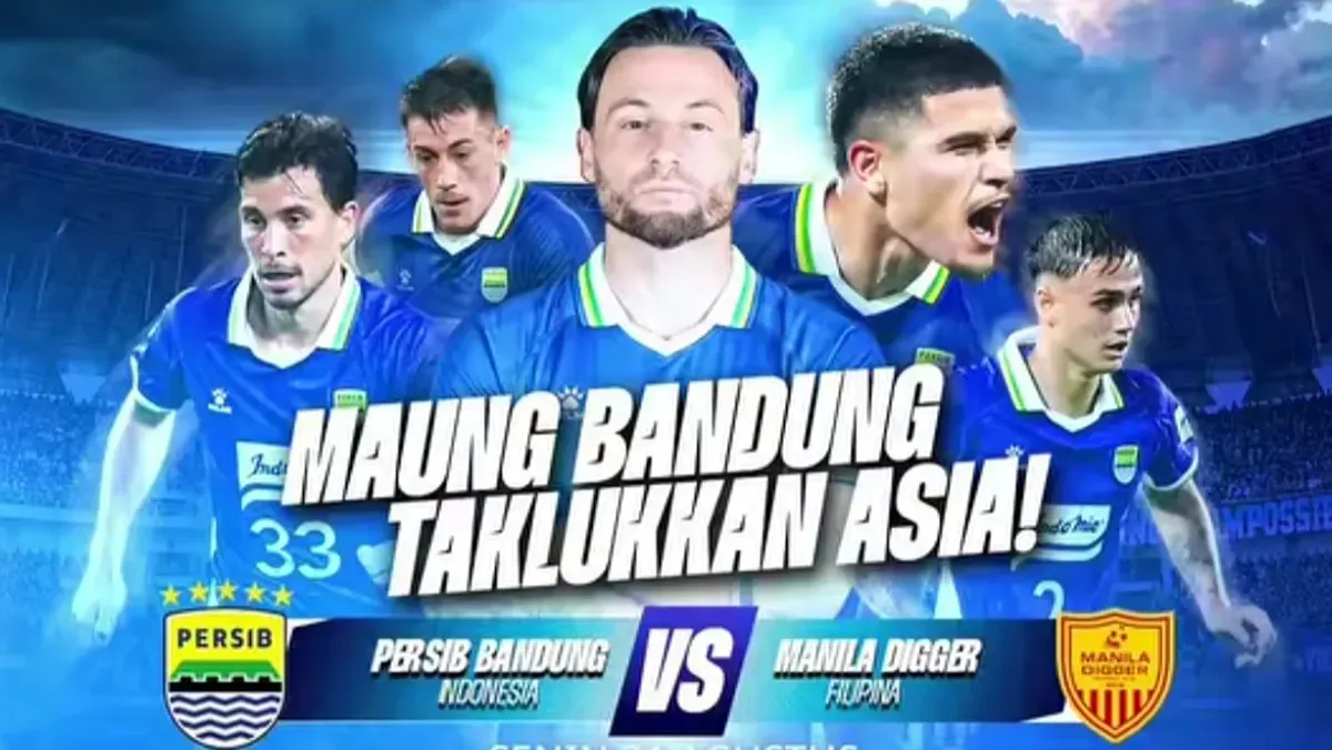 Link live streaming Persib Bandung vs Manila Digger di Play Off ACL Two 2026/2027 malam hari ini, Senin, 31 Agustus 2026 jam 19.00 WIB. (Sumber: Instagram/@rctisports)