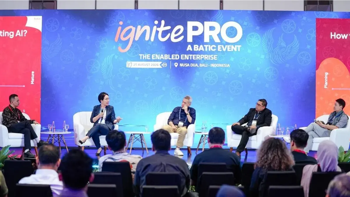Forum ignitePRO dalam rangkaian BATIC 2026 di Nusa Dua, Bali, Selasa, 25 Agustus 2026. (Sumber: Dok. Telkom)
