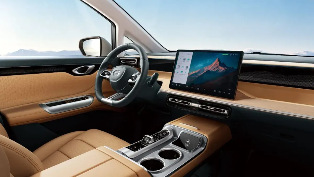 Interior mobil baru GAC yang bakal rilis di IIMS 2026. (Sumber: GAC)