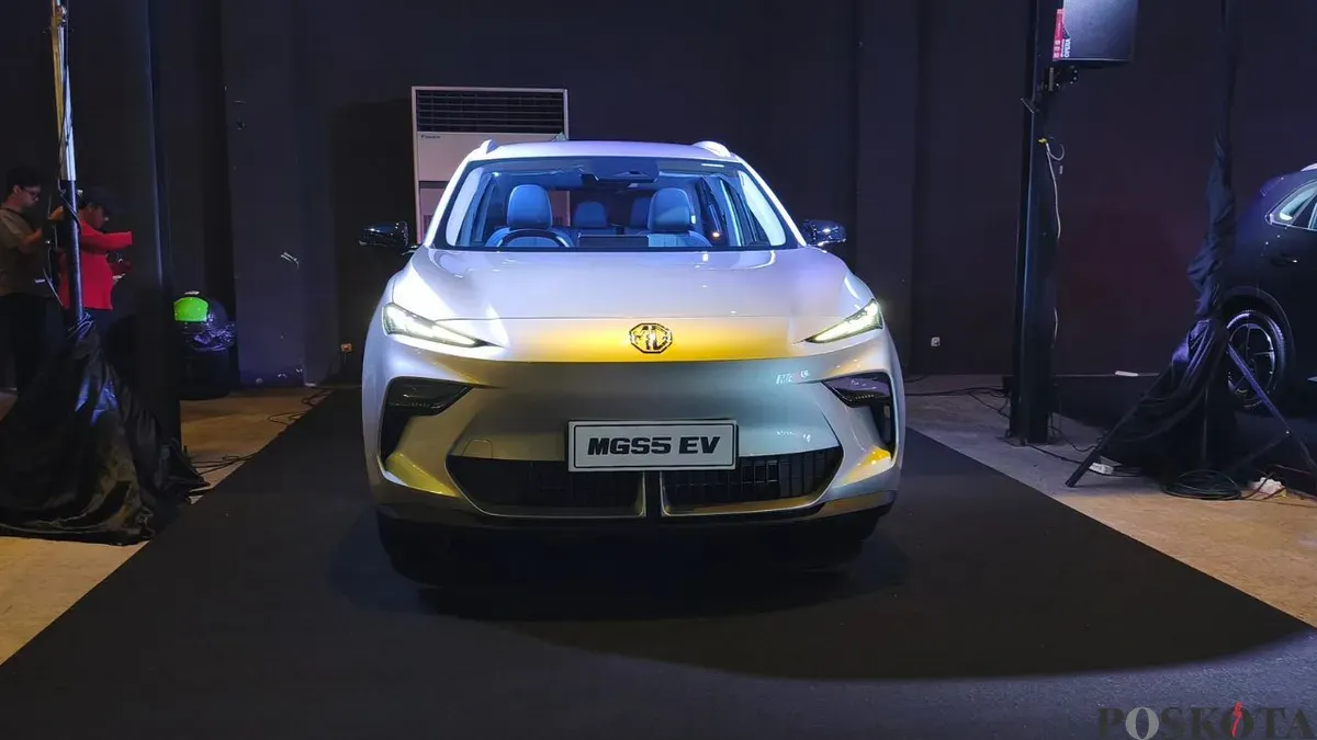 Mobil listrik MGS5 EV 2026. (Sumber: Poskota/Erwan Hartawan)