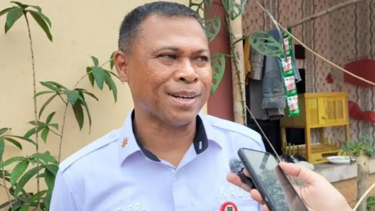 Kepala Dinas Kesehatan (Kadinkes) Kabupaten Tangerang, dr Hendra Tarmizi saat menjelaskan terkait virus nipah. (Sumber: Poskota/Veronica)