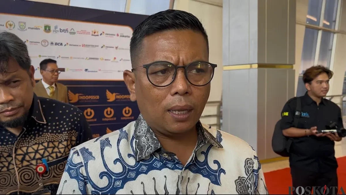 Gubernur Banten, Andra Soni menghadiri anugerah penghargaan tokoh berpengaruh di Jakarta Barat, Selasa, 3 Februari 2026. (Sumber: Poskota/Pandi Ramedhan)