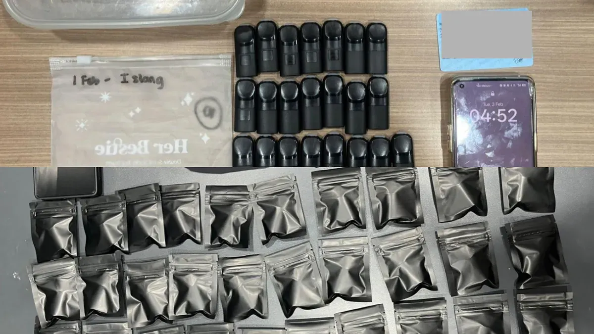 Potret barang bukti narkoba etomidate yang diamankan dari dua tersangka. (Sumber: Polda Metro Jaya)
