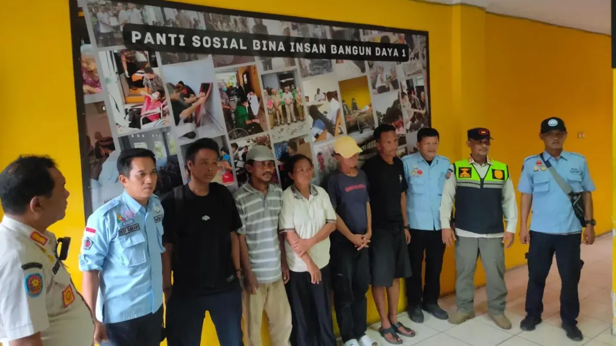 Sudinsos Jakbar jaring ratusan PPKS selama Januari 2026. (Sumber: Istimewa)