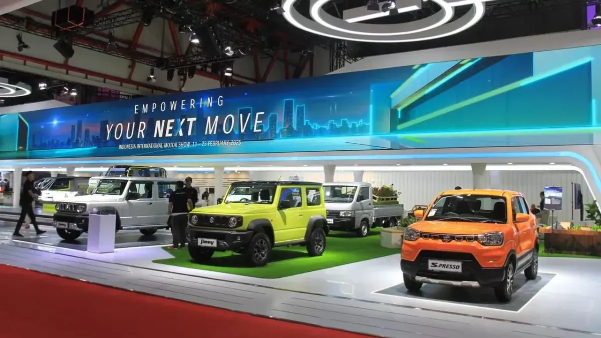 Ilustrasi booth Suzuki di IIMS. (Sumber: Suzuki)