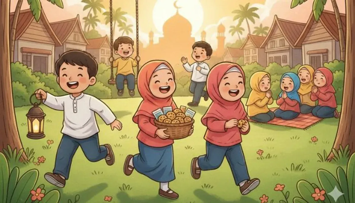 Ilustrasi. Prediksi libur awal Ramadhan 2026 bagi anak sekolah. (Sumber: Poskota/AI Generated)