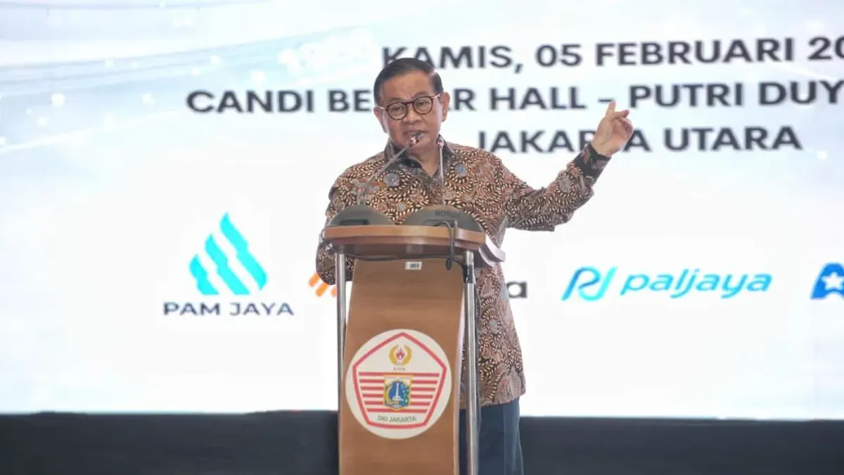 Gubernur Jakarta, Pramono Anung membuka Musorprov ke-XIII KONI Jakarta 2026 di Ancol, Jakarta Utara, Kamis, 5 Februari 2026. (Sumber: Dok. Kominfo Jakarta)