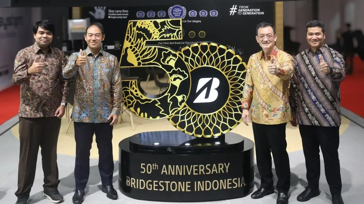 IIMS 2026 menjadi panggung Bridgestone Indonesia menandai 50 tahun perjalanan di industri otomotif nasional. (Sumber: Bridgestone)