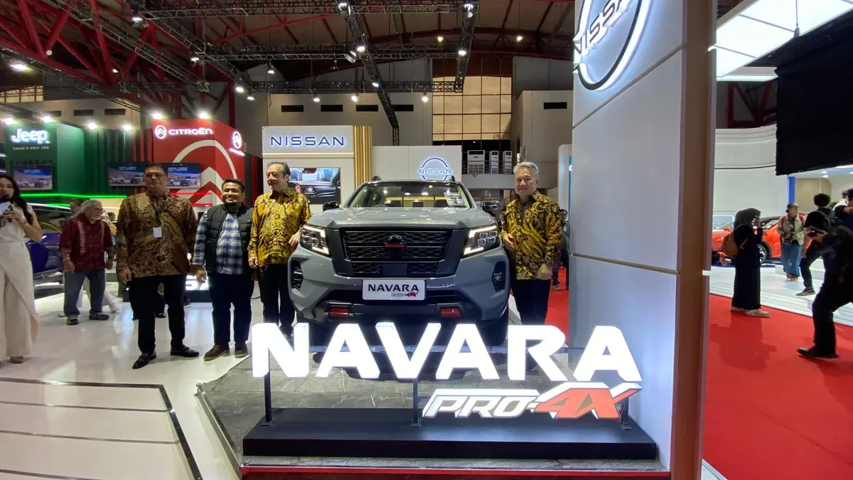 Nissan hadir di IIMS 2026 membawa dua line up menarik X-Trail e-POWER dan All New Navara (Sumber: Poskota/Herdyan Anugrah Triguna)