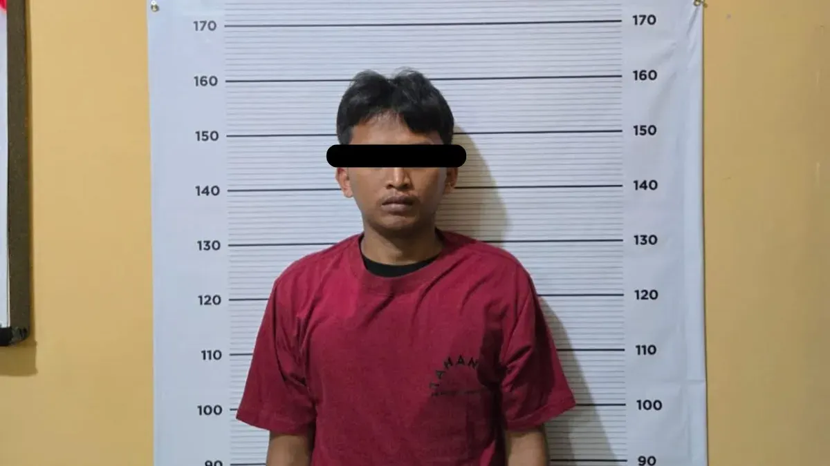 Tampang pelaku begal sadis di wilayah Gunungsindur, Kabupaten Bogor, setelah diringkus polisi di kawasan Citeureup Kabupaten Bogor. (Sumber: Dok. Polsek Gunungsindur)