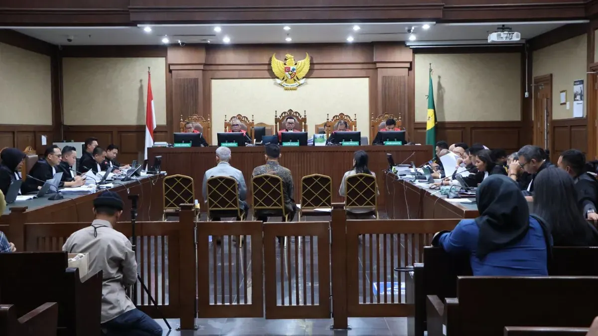 Suasana lanjutan dugaan korupsi pengadaan Chromebook Kemendikbudristek 2019-2022 di Pengadilan Tipikor Jakarta Pusat, Kamis, 5 Februari 2026. (Sumber: Dok. Kejagung)