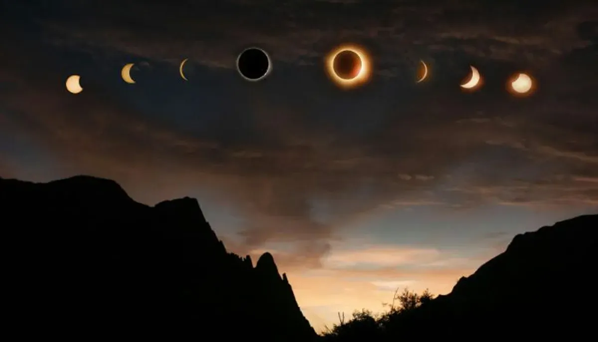 Ilustrasi. Gerhana matahari cincin penanda astronomi awal Ramadhan 2026. (Sumber: Pexels/Juan Carlos Duran)