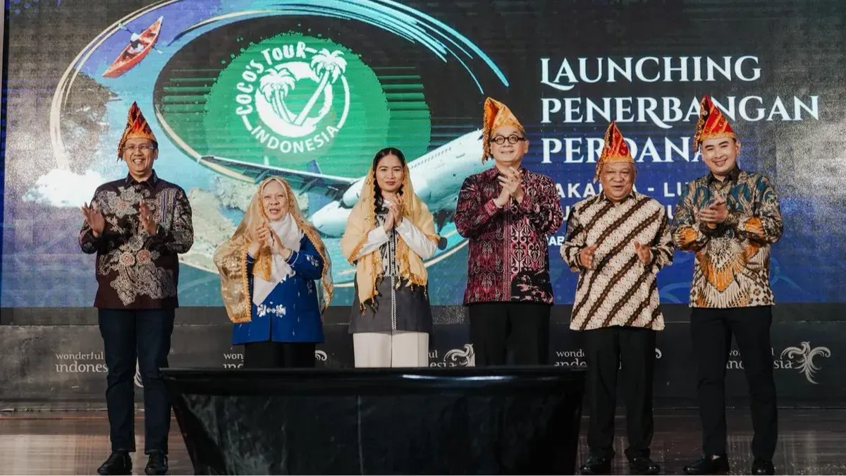 Kemenpar membuka rute penerbangan Jakarta-Luwuk dan Guangzhou-Palu. (Sumber: Dok. Istimewa)