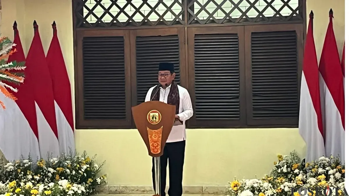 Gubernur Jakarta Pramono Anung di Senen, Jakarta Pusat, Minggu, 15 Februari 2026. (Sumber: Poskota/M. Tegar Jihad)