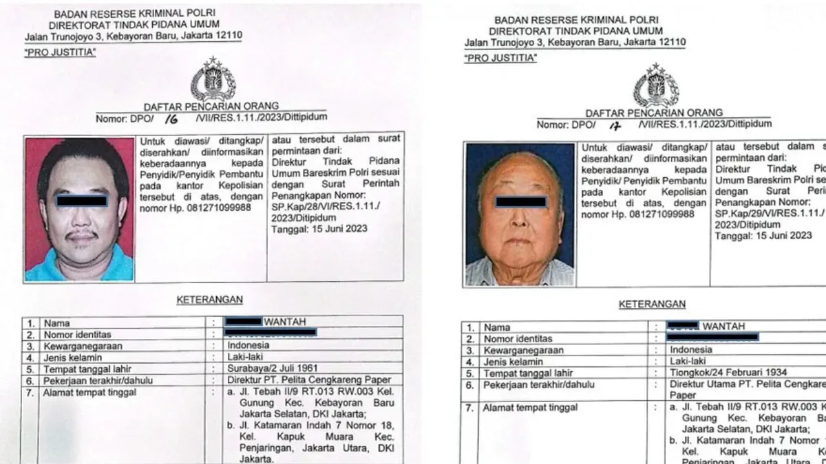 Mantan Pimpinan PCP di Jakbar Jadi DPO Hingga Masuk Red Notice Kasus Dugaan Penipuan. (Sumber: Istimewa)