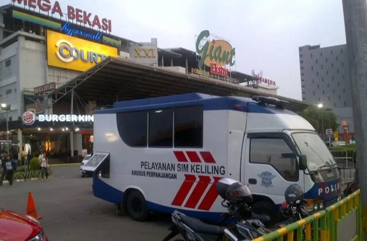 Pelayanan SIM Keliling Bekasi (Sumber: X/@SIMLINGBKS)