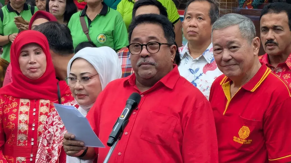 Wakil Gubernur Jakarta, Rano Karno saat Monitoring perayaan Imlek di Kelenteng Bio Hok Teng Jeng, Kebayoran Lama, Jakarta Selatan, Selasa, 17 Februari 2026. (Sumber: Dok. Pemprov Jakarta)