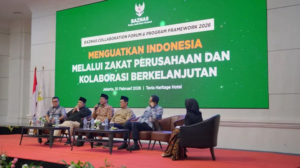 BAZNAS Collaboration Forum 2026 dorong optimalisasi potensi zakat perusahaan. (Sumber: Istimewa)
