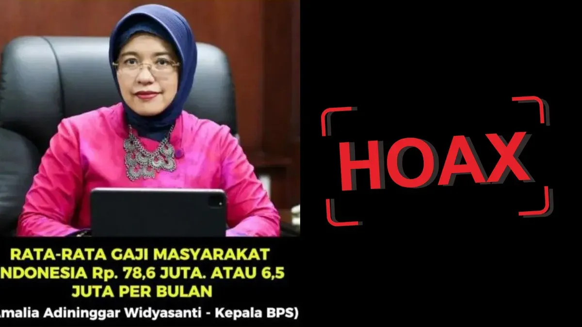 Unggaahan Hoaks Akui BPS Merilis Gaji Rata-rata Rp78,6 Juta (Sumber: Facebook/@rullysarjana)