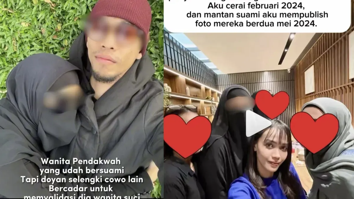 Berlyn Carl saat membagikan pengakuan mengenai kisah rumah tangganya yang viral di media sosial. (Sumber: Instagram/@berlny.carl)