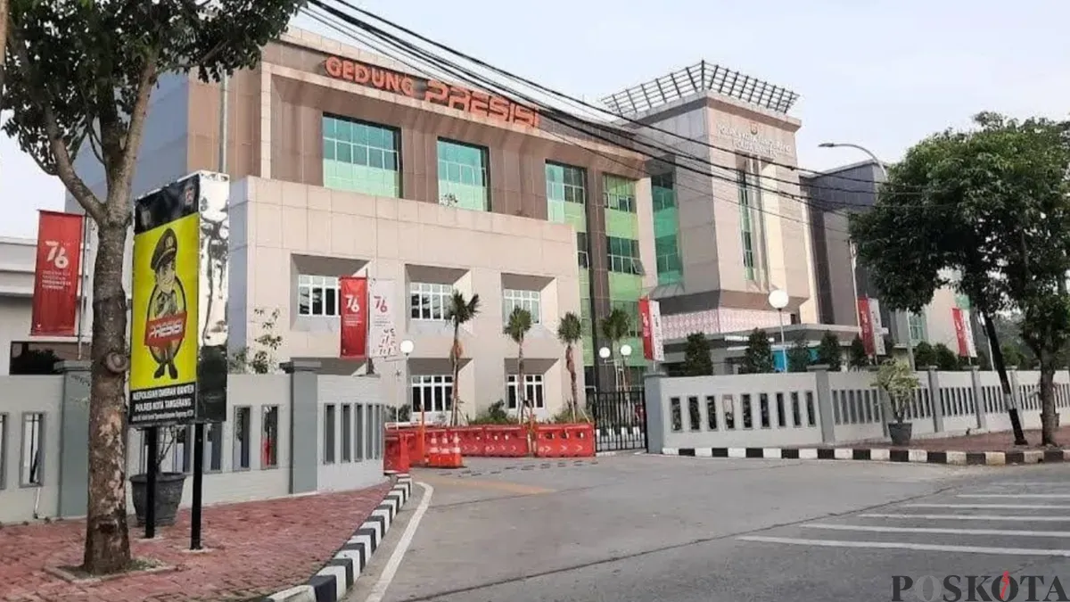 Kantor Polresta Tangerang. (Sumber: Poskota/Veronica)