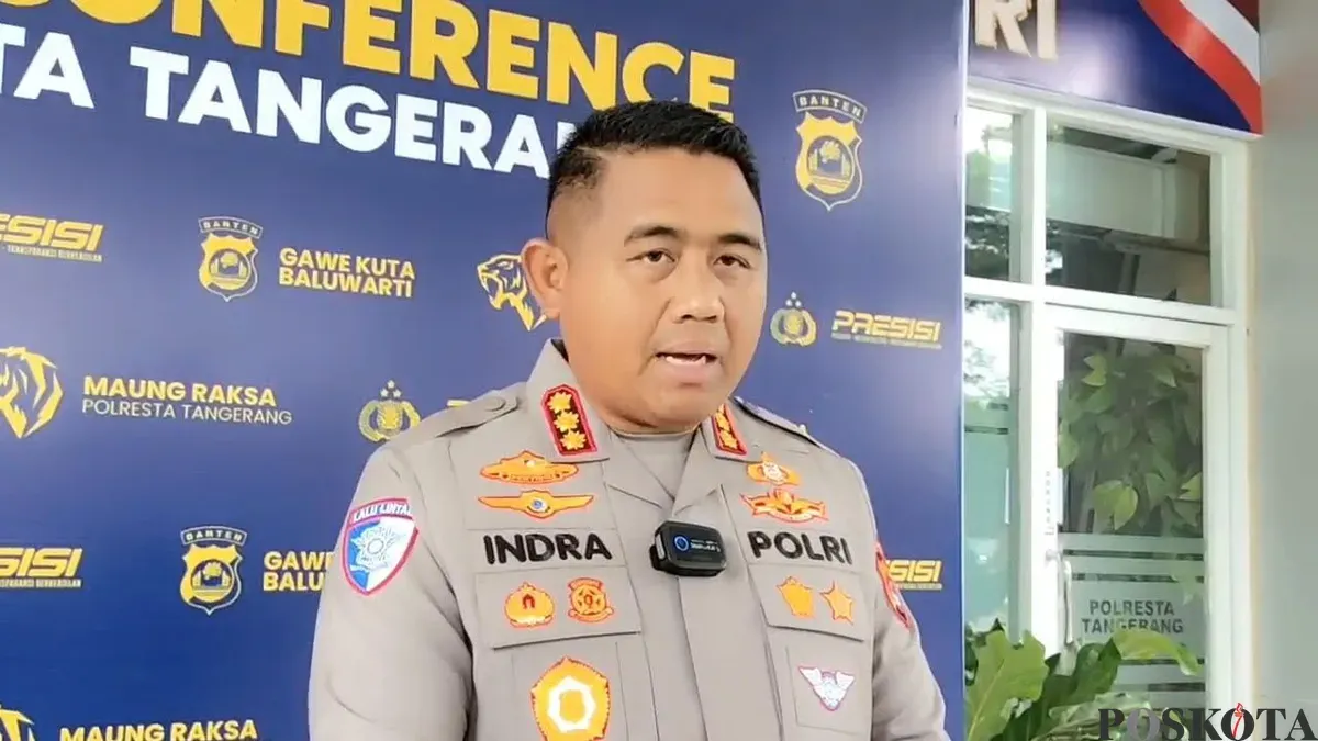 Kapolresta Tangerang Kombes Pol Andi Muhammad Indra Waspada Amirullah. (Sumber: Poskota/Veronica Prasetio)