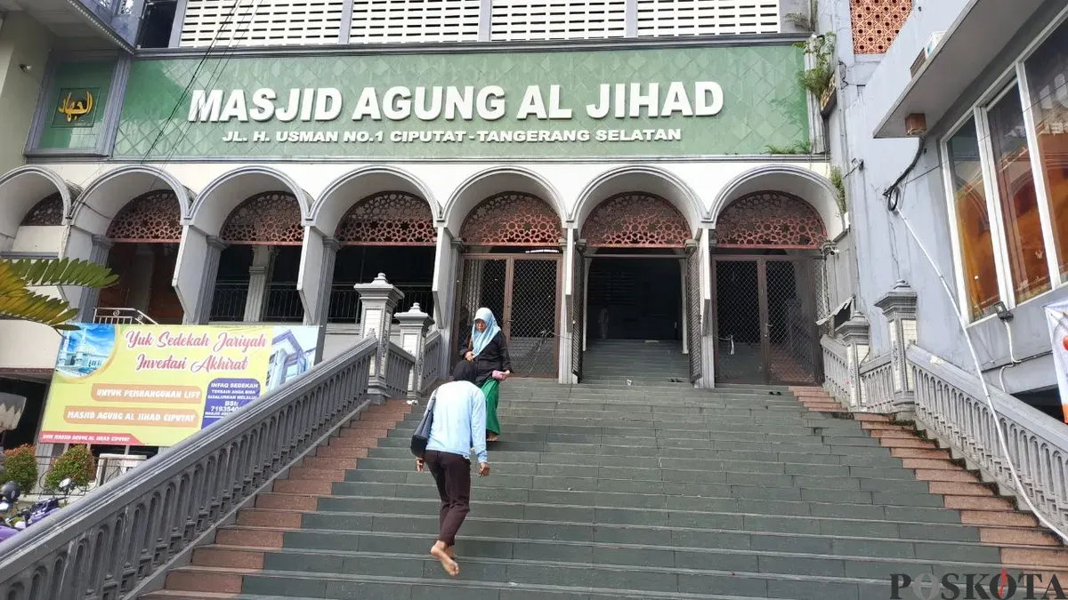Jejak sejarah Masjid Agung Al-Jihad Ciputat, Tangerang Selatan. (Sumber: Ali Mansur)