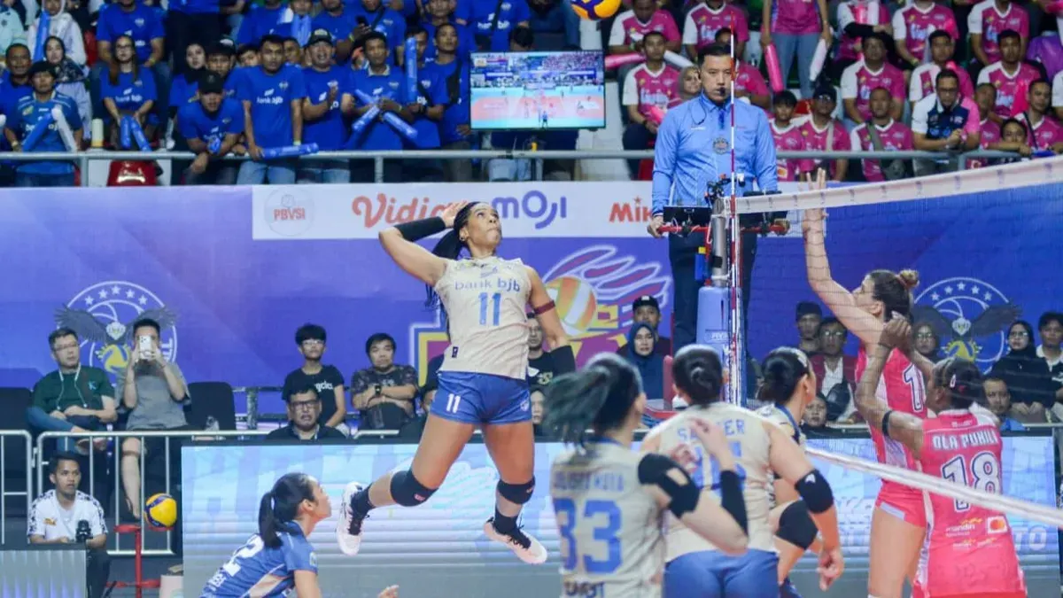 Bandung bjb Tandamata Menyerah 2-3 dari Jakarta Livin Mandiri. (Sumber: Dok. bjb)