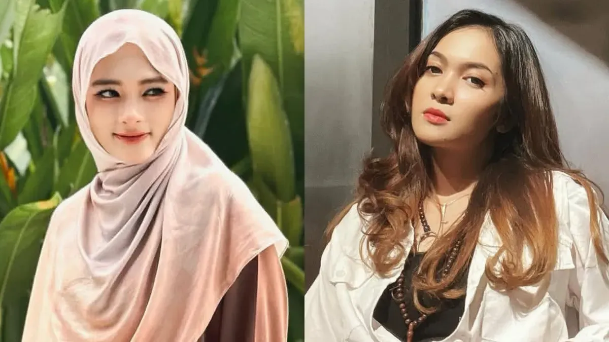 Adu gaya Inara Rusli (kiri) dan Lindi Fitriyana (kanan). (Sumber: Kolase/Instagram)