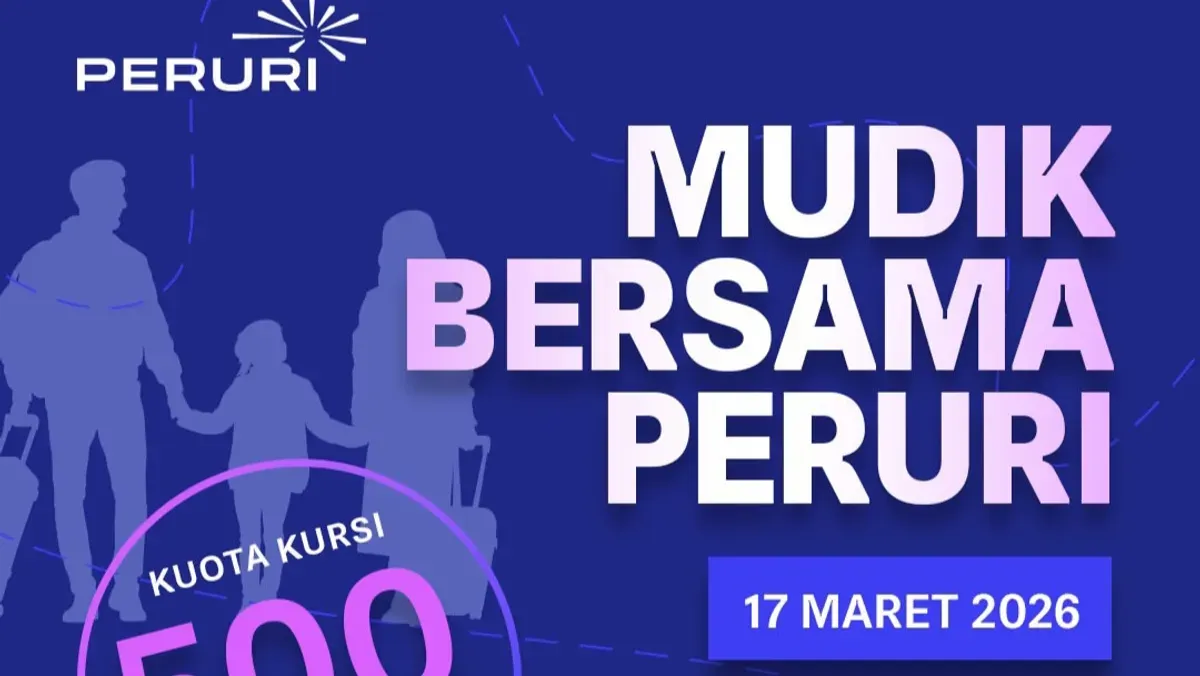 Jadwal pendaftaran mudik gratis Peruri 2026. (Sumber: Instagram/@peruri.indonesia)