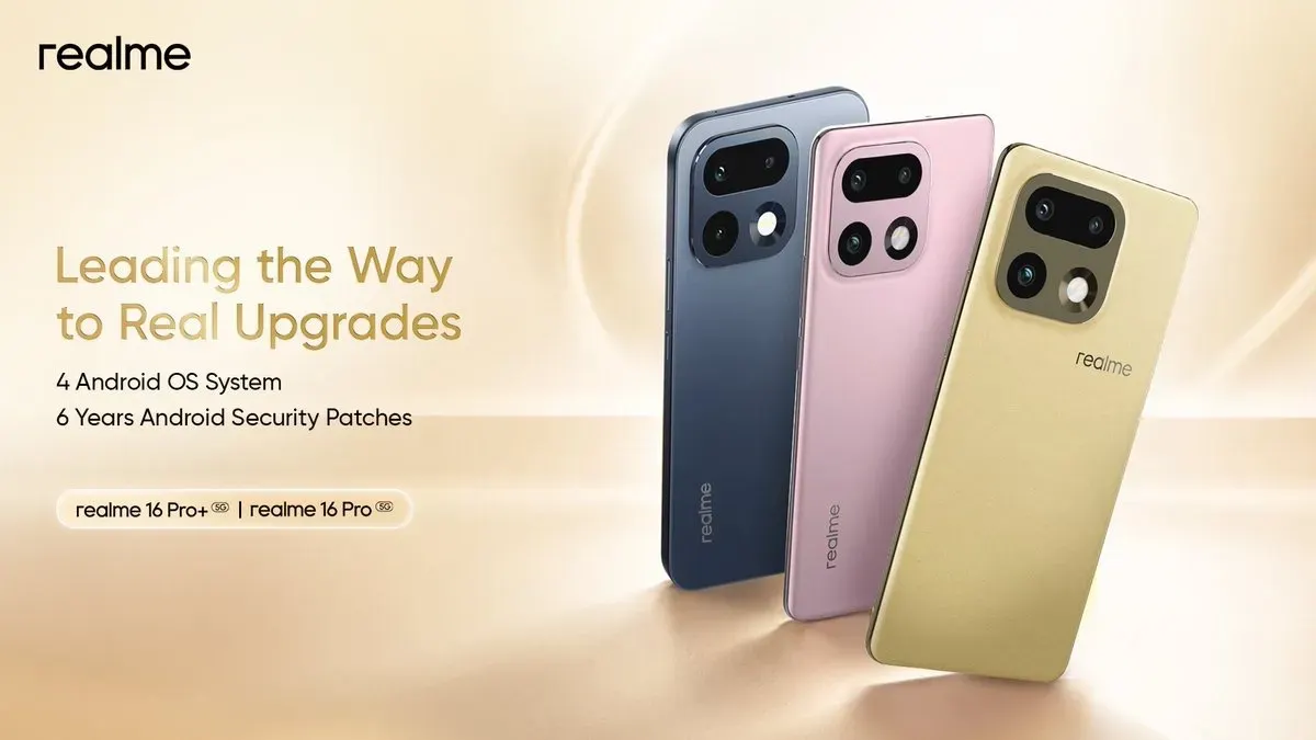 Ilustrasi. Harga dan Spesifikasi Hp realme 16 pro+ 5G.(Sumber: X/@realmeindia)