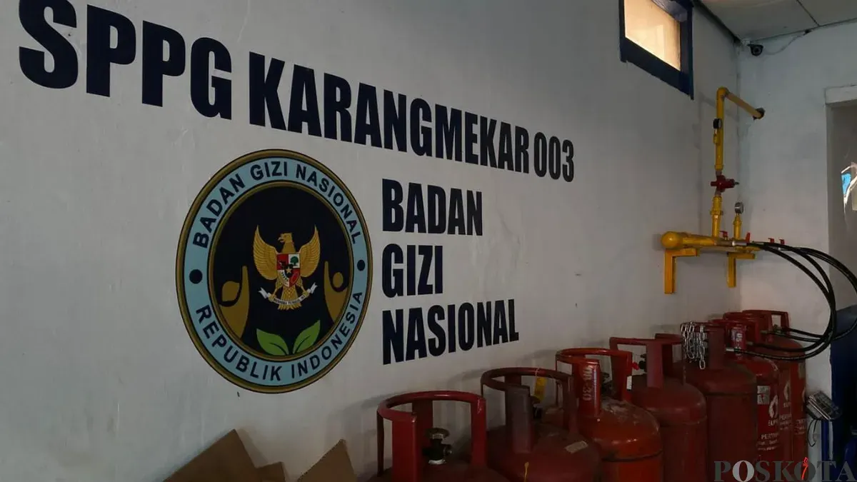 Kondisi dapur MBG di Jalan Babakan, Cimahi Tengah, Kota Cimahi. (Sumber: Poskota/Gatot Poedji Utomo)