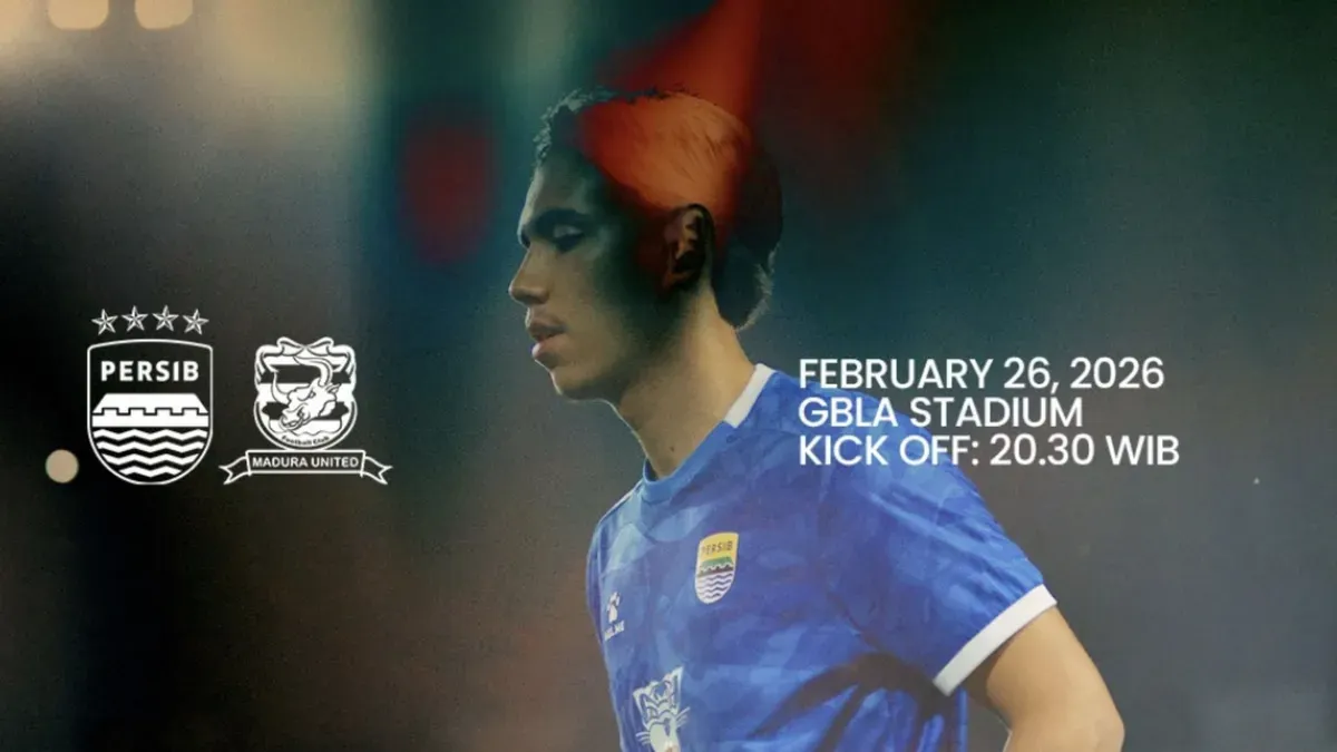 Laga Persib Bandung vs Madura United di Stadion GBLA, Kamis (26/2/2026), yang menjadi salah satu pertandingan penentu di BRI Super League. (Sumber: Instagram/@persib)