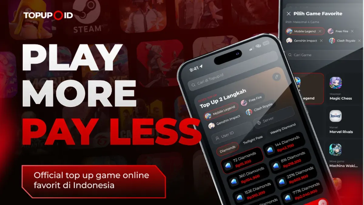 Layanan top up game dari topup.id. (Sumber: Istimewa)
