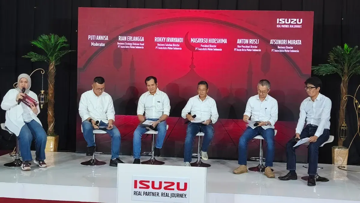 Isuzu Astra Motor Indonesia mencatat pangsa pasar 29 persen pada 2025. (Sumber: Poskota/ Erwan Hartawan)
