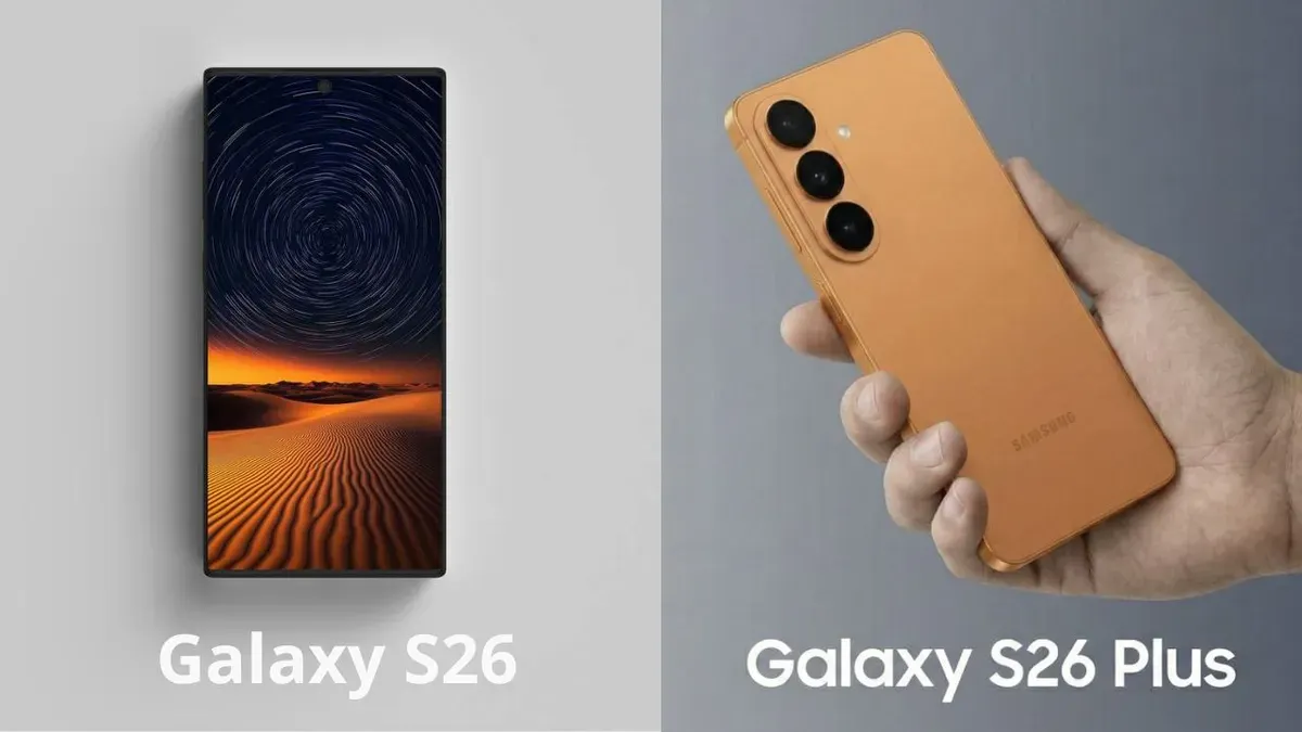 Hp Samsung Galaxy S26 vs S26 Plus (Sumber: X/@GuruWallpaper1 dan X/@sakitechonline)