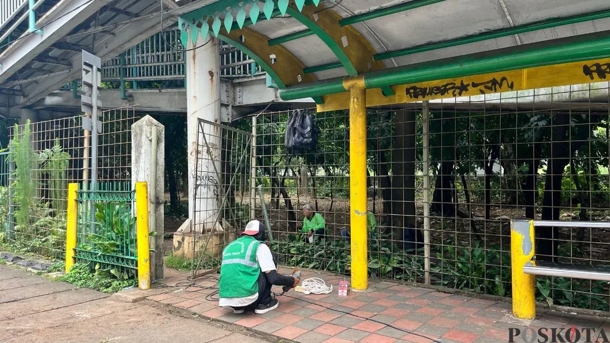 Sudintamhut Jakarta Timur di Hutan Kota Cawang, Jakarta Timur, Sabtu, 28 Februari 2026. (Sumber: Poskota/M Tegar Jihad)