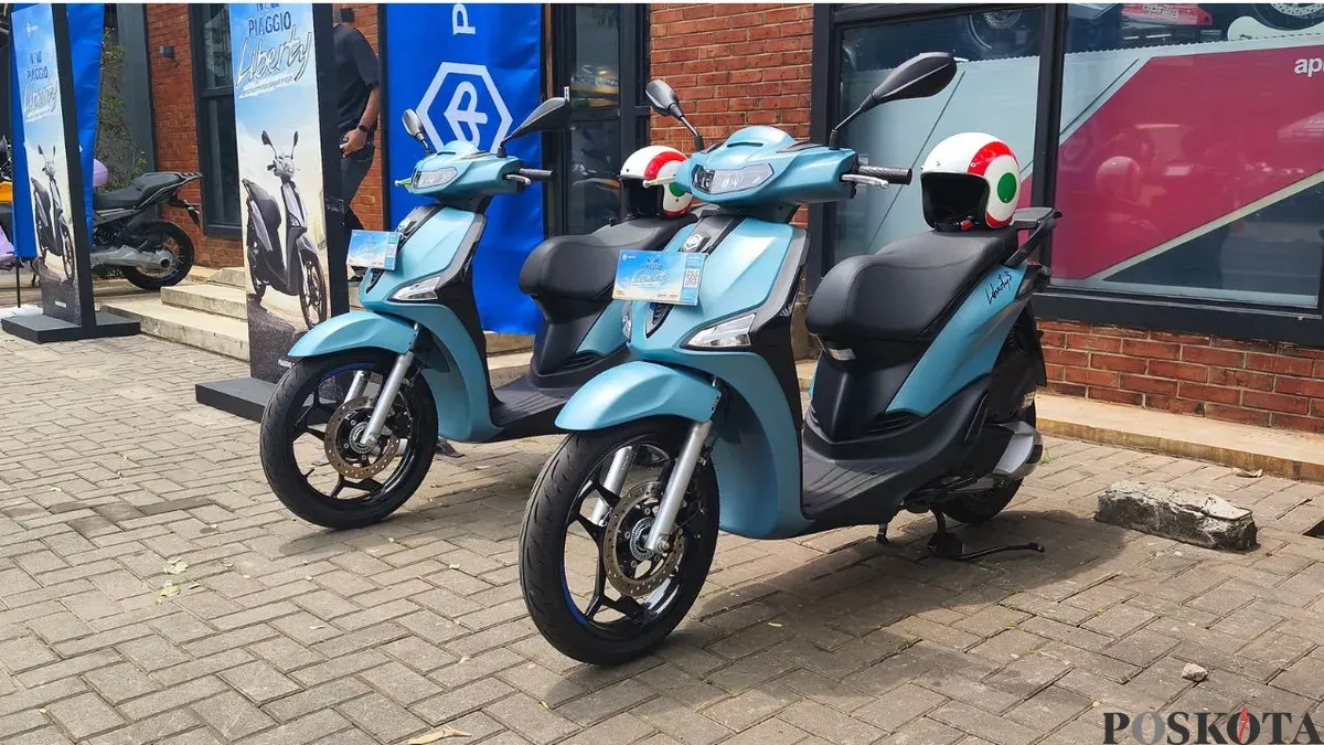 Piaggio Liberty S. (Sumber: Poskota/ Erwan Hartawan)