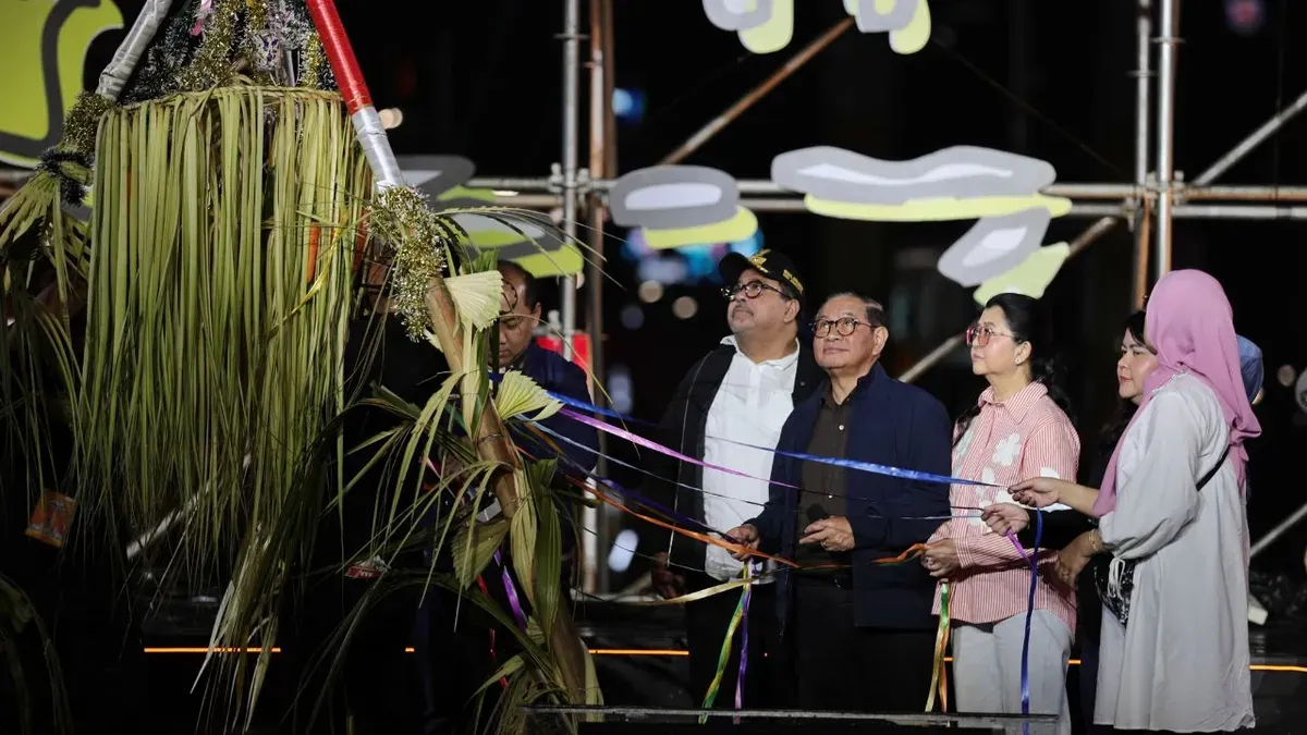 Gubernur Jakarta, Pramono Anung saat perayaan tahun baru di di Bundaran HI, Jakarta Pusat, Rabu, 31 Desember 2025. (Sumber: Dok. Pemprov Jakarta)