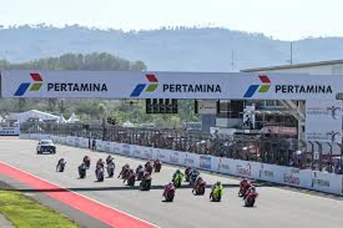 Ilustrasi MotoGP Mandalika. (Sumber: MotoGP)