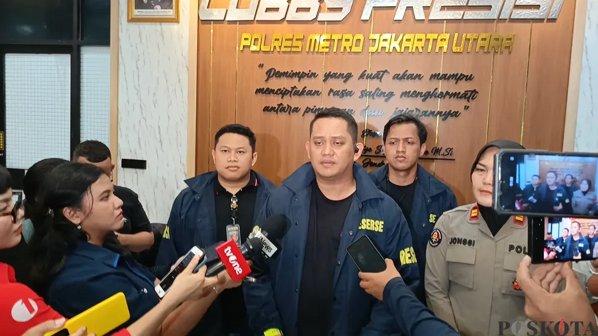 Kasat Reskrim Polres Metro Jakarta Utara AKBP Onkoseno Grandiarso Sukahar saat ditemui di Polres Metro Jakarta Utara, Jumat, 2 Januari 2025 (Sumber: Poskota/Ali Mansur)