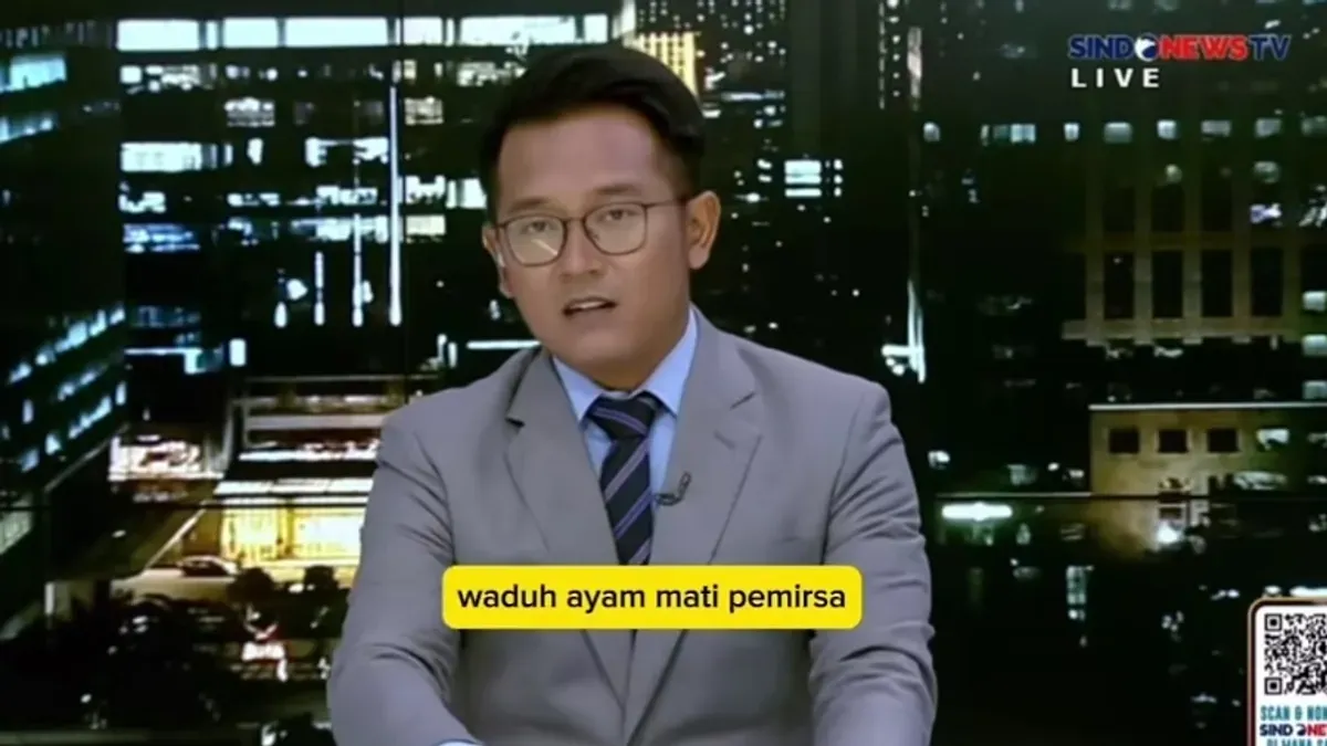 Presenter Sindonews TV Yudi Handoyo sindir aksi teror terhadap influencer. (Sumber: Instagram/@handoyoyudi)